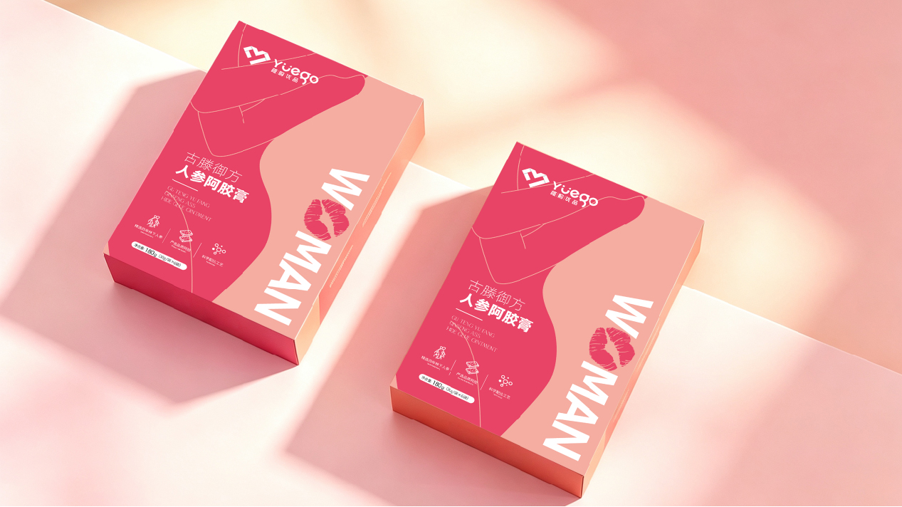 人参阿胶膏包装设计 食品包装设计 瘦身 减肥  保健品包装设计